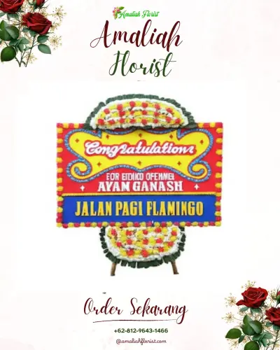 Bunga Papan Congratulation di Lembahsari